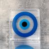 Evil Eye Charging Plate, Selenite, Square