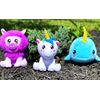Bleacher Creatures Kuricha 6" Narwhal Sitting Plush - Soft Chibi Inspired Toy