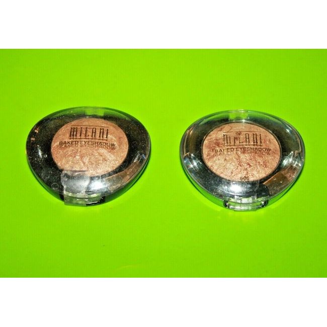 MILANI MARBLEIZED BAKED EYESHADOW #606 DRENCH IN GOLD LOT OF 2 SEALED