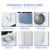 Compact Twin Tub Washing Machine Fast Dryer & Efficient Spin Washer Top Load