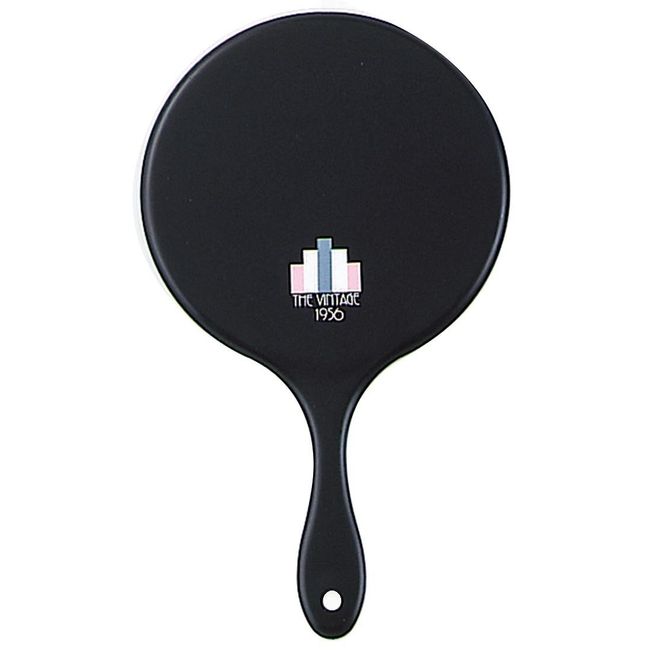 Yamamura Hand Mirror, Vintage Black, No. 210 Mirror, Diameter 5.7 inches (144 mm)