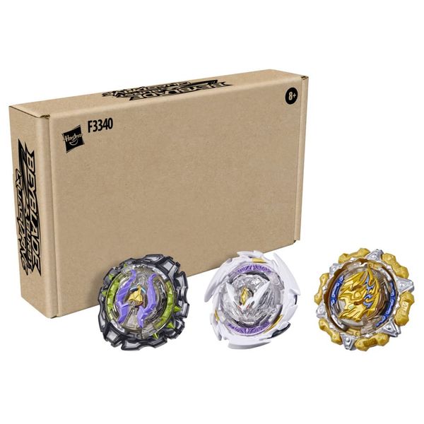 Beyblade Burst QuadDrive, Pack of 3 Quantum Pulse Spinners, Battle Spinners, Toys for Children, Ages 8 and Up - Multicoloured, One Size