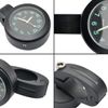 7/8" Waterproof Motorcycle Clock, Maso Universal Bicycle Handlebar Mount Clock Mini Digital Clock Watch-Brack