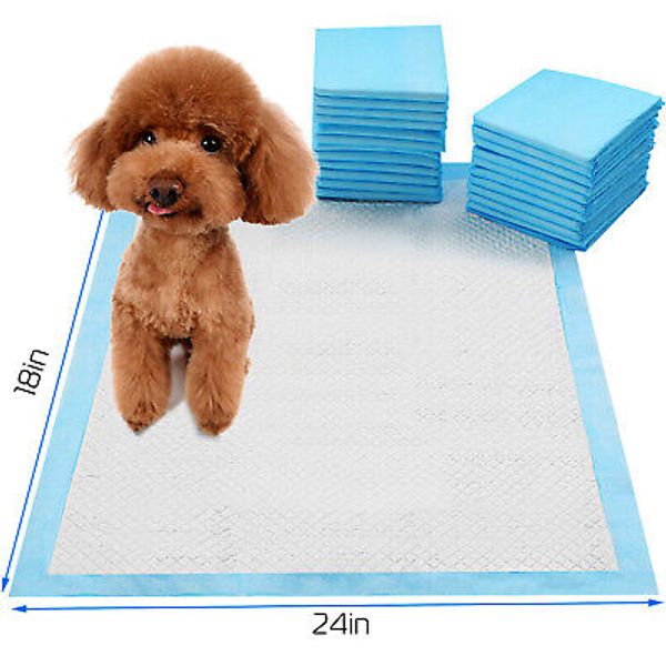 50PCS House Dog Training Pads 24x18" Dog Pee Pads Puppy Underpads House Training