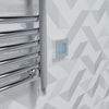 Chrome Thermostatic Wall Controller for Electric Towel Rails & Radiators IPX4