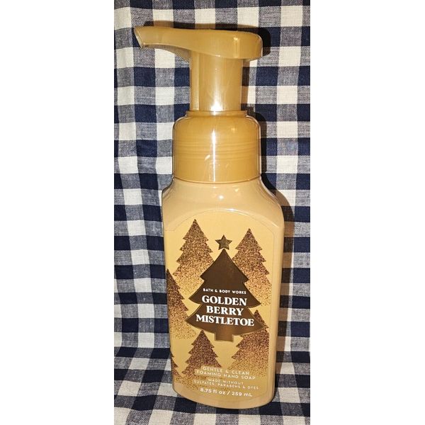 ALL NEW Golden Berry Mistletoe Foaming Hand Soap 8.75 oz Bath & Body Works