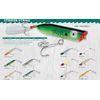 Creek Chub Striper Strike Pink Chartreuse Tackle, 2 1/8 oz