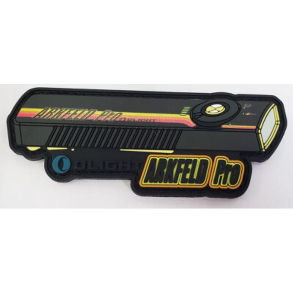Olight Arkfeld Pro Racing Stripes Patch Swag, 3.75"x1.25"
