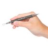 Professional Travel 2-in-1 Blackhead Remover and Comedone Extractor Tool with Pimple Lancet for Blemish and Acne Control, Surgical Steel, Safe on Nose, Face, Chin and Body