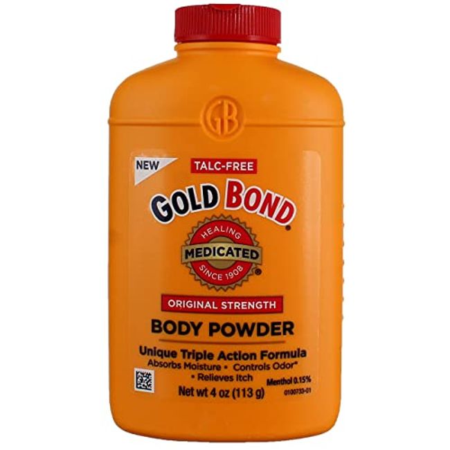 Gold Bond Medicated Body Powder, Original Strength, 4 oz (113 g)