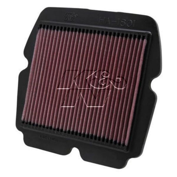 K&N HA-1801 Motorcycle Replacement Air Filter Red