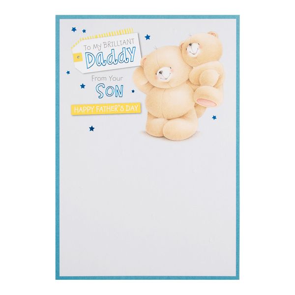 Hallmark Forever Friends Daddy Father's Day Card "from Your Son" -Medium
