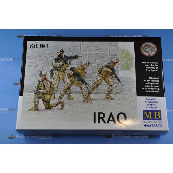 MASTER BOX Iraq. KIT #1 US Troops 4 Figures 1/35 3575