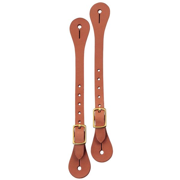 Weaver Leather Harness Leather Spur Straps, Russet