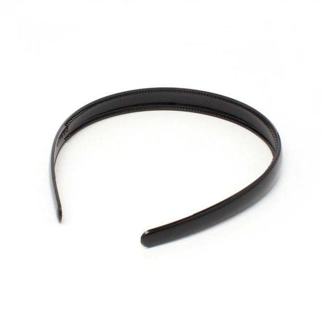 Aliceband - Plain black wide (1.5cm) headband alice band