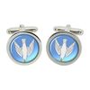 Dove Descending Christian Cufflinks in Chrome Box