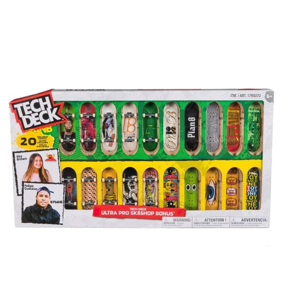 TECH DECK Ultra Pro 20 Bonus Pack Fingerboard Skateboards Sk8shop