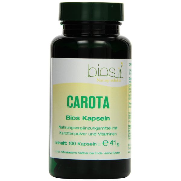 Bios Carota, 100 Capsules, 1 Pack (1 x 55 g)