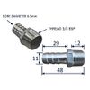 Stainless Steel Pipe Fitting - External Thread (BSP) - 3/8"