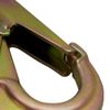 Fall Safety Lanyard with Steel Snap Hook 23kN Black
