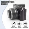 4 Pcs Camera Triangle Split Rings, Camera Strap Hook Lug Ring with Plastic Cover Cap for Camera Shoulder Strap, Compatible with DSLR Rangefinder Mirrorless Camera Eyelet (2 Pairs)