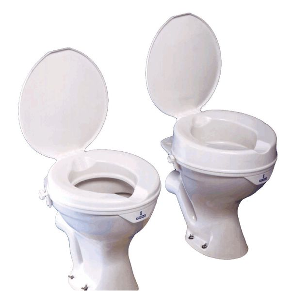 Prima 2inch raised toilet seat with lid