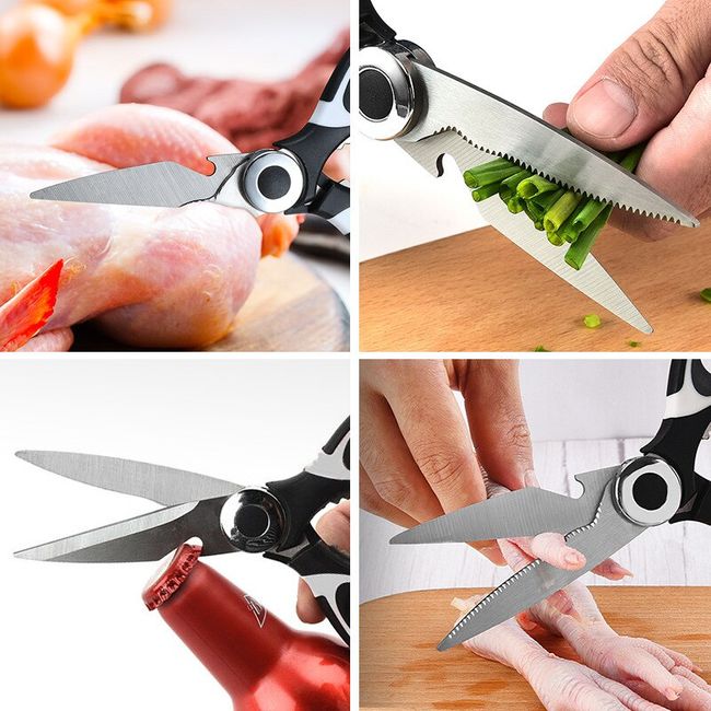 Vegetables Chicken Multifunctional Meat Cutting Kitchen Tool Scissors Food  Shears Nutcracker Bone Cutter