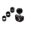[REC-MOUNT25] Base Mounting Part C Part C23 Mirror Small Diameter Bar Mount Base (Black) [RM25-C23]