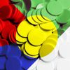 LegendDice 15mm Counters x100 bulk (5 Colour Mix)