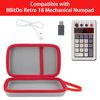 (Case Only) 8BitDo Retro 18 Mechanical Tempad Storage Case, White - co2CREA, retro