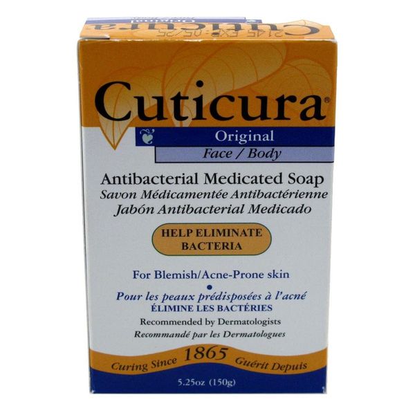 Cuticura Deep Cleansing Bar Soap Original 5.25 Ounce (155ml) (Pack of 2)