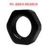 1/2"-28 Thread Jam Nuts Steel for 223 (Steel - 12pc)