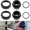 For Pentair Quad D.E. Filter 270100 Pool Valve Adaptor Replacement Kit Black