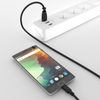 KabelDirekt 1.5m Micro USB Cable (USB 2.0 Synch & Charge Cable, black) TOP Series