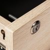 Sourcingmap 5/8 Cylinder Diameter Cabinet Drawer Lock w Key Keyed Different