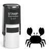 stampexpression - Crab Self Inking Rubber Stamp - Black Ink (A-61539)