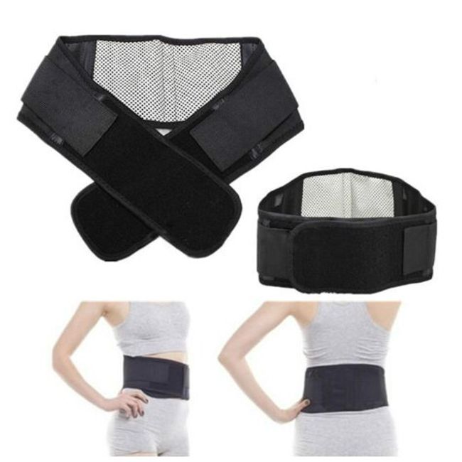 Sports Adjustable Lumbar Back Brace Anti-skid Breathable Waist