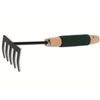 Kinzo Garden Rake 27 Cm Staal Zwart