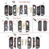 eXtremeRate DIY Replacement Shell Buttons for Nintendo Switch & Switch OLED, Light Violet Custom Housing Case with Full Set Button for Joycon Handheld Controller [Only the Shell, NOT the Joycon]