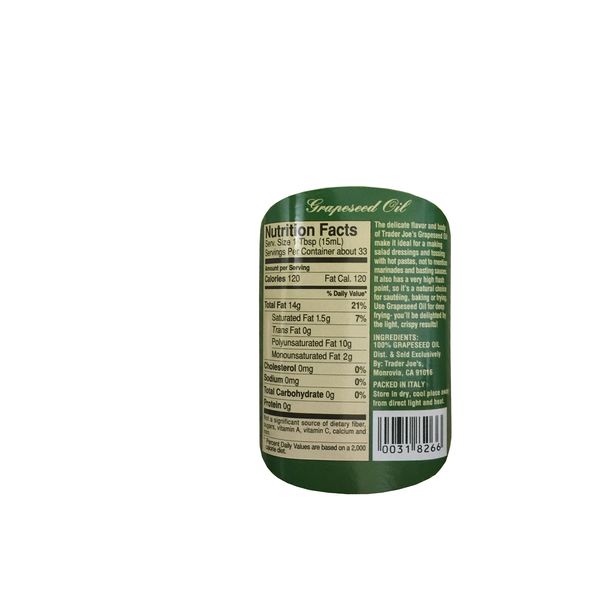 Trader Joes Grapeseed Oil