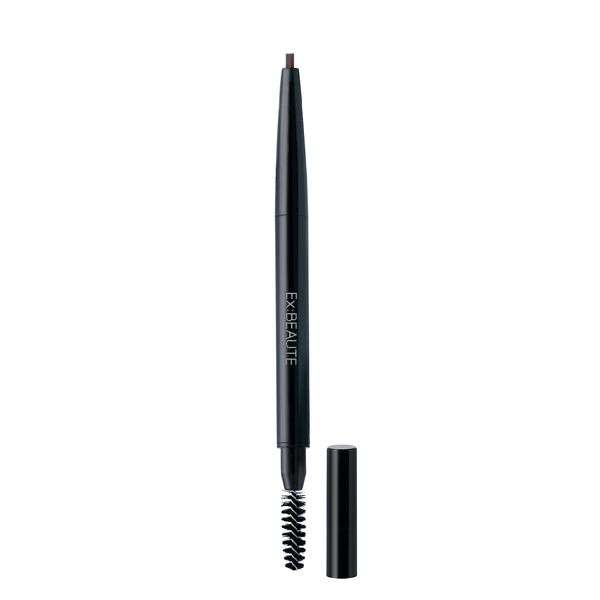 Exbote Powder Pencil Brow Liner Ash Brown Waterproof