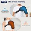 NEWGO Shoulder Ice Pack Wrap for Rotator Cuff & Pain Blak
