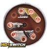 HD Switch 176606 207073 207110 fits Miller Welder Starter Ignition Switch - 4 Terminal (Please Check) 4 Position MIL207073 MIL176606 Includes Handle & Dust Grommet System