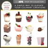 50 Mini Plastic Dessert Cups with Spoons - 3 oz Round Dessert Shooters