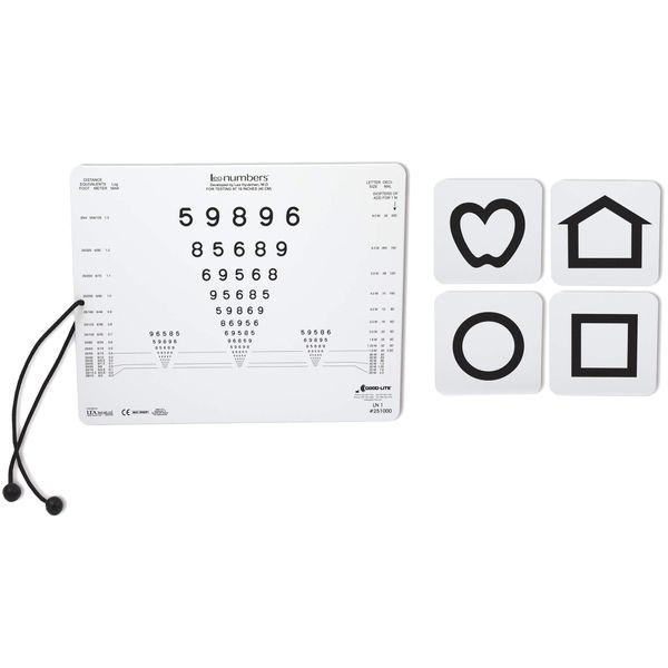 LEA Symbols® & LEA Numbers® Near Vision Card