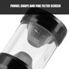 Water Cooling Filter, Fine Screen Funnel Shaped Filter, G1/4 Inner Thread, for Computer Cooling System(Black)