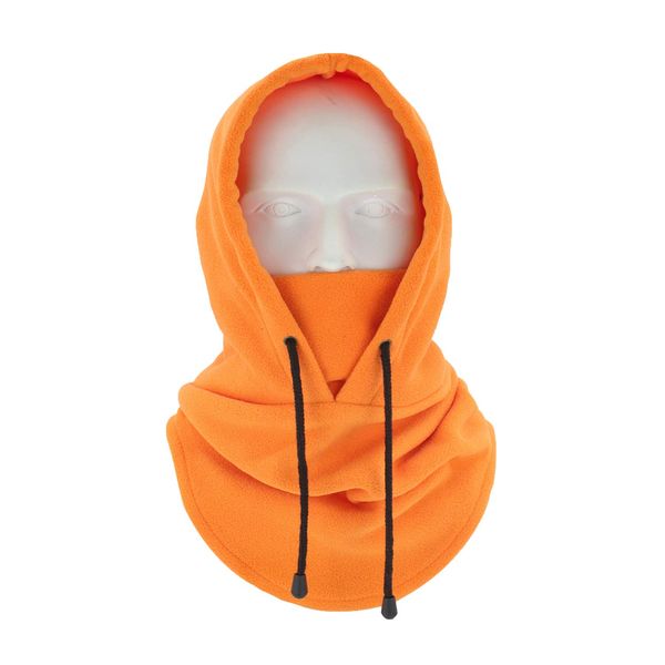 Balaclava Face Mask for Cold Weather - Windproof Ski Mask - Thermal Heavyweight Head Hood for Men and Women… Orange