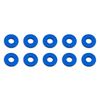 Associated Bulkhead Washers 7.8 X 1.0mm Blue Aluminium X10