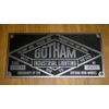 CUSTOM GOTHAM INDUSTRIAL LIGHTING DATA PLATE PROP BUILDERS BATMAN BAT SIGNAL 