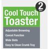 Continental Electric CE-TT011 Electric Toaster, 2 Slice, White